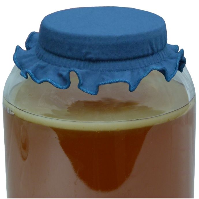 Cloth Jar Cap with Gripper Elastic for Any Ferment